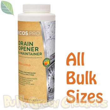 Earth Friendly Products Enzyme Drain Opener, Cleaner & Maintainer | PL9704 Bulk Sizes