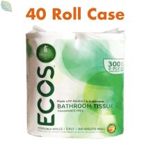 ECOS, Treeless Toilet Paper, 40 Roll Case 300 2 Ply Sheets Per Roll | 995510